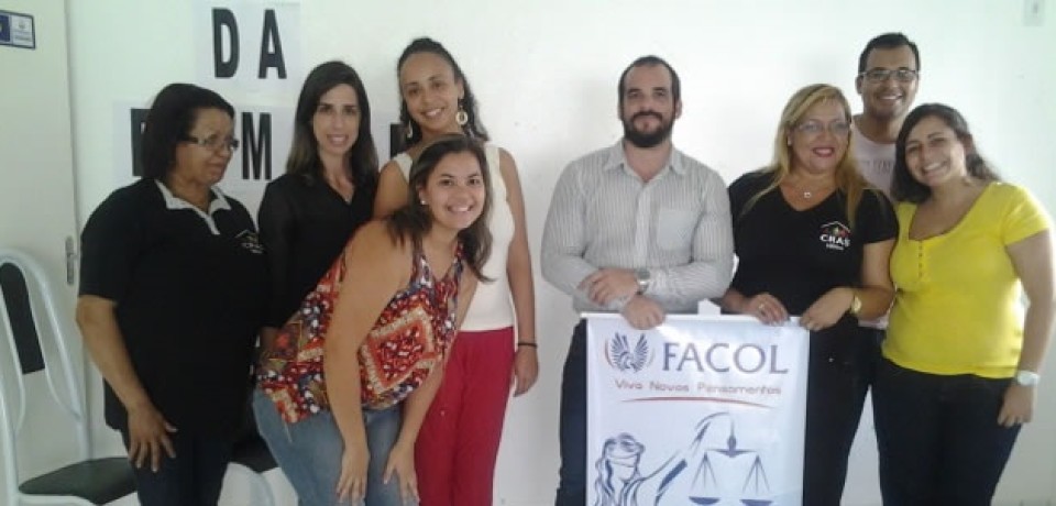Assessoria Jurídica Universitária (AJU) da Facol, em parceria com o CRAS do bairro Militina