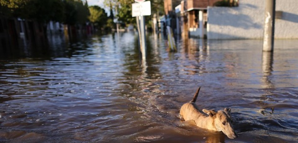 Inundações deixam ao menos 1,3 mil pessoas fora das suas casas na Argentina