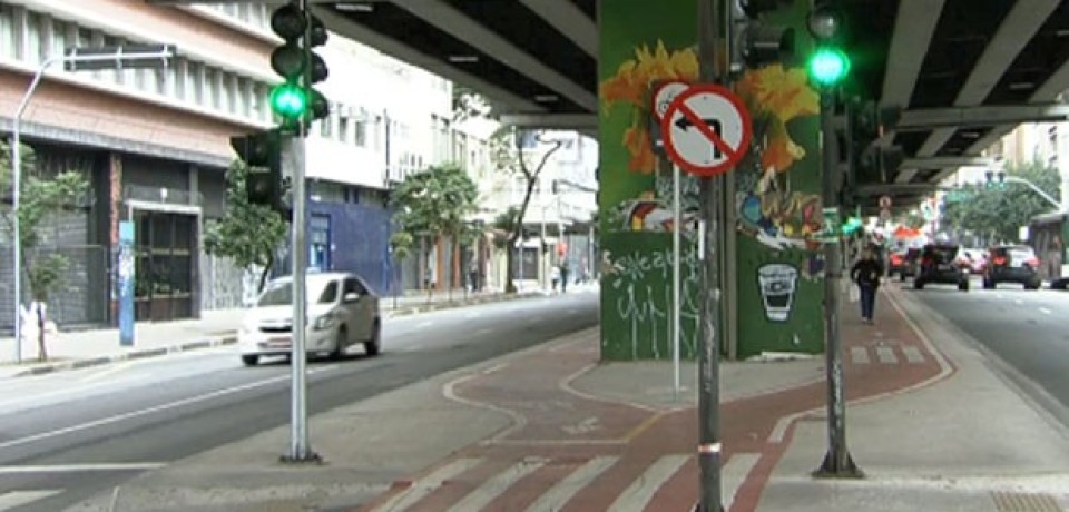 Homem morre atropelado por ciclista na ciclovia embaixo do Minhocão