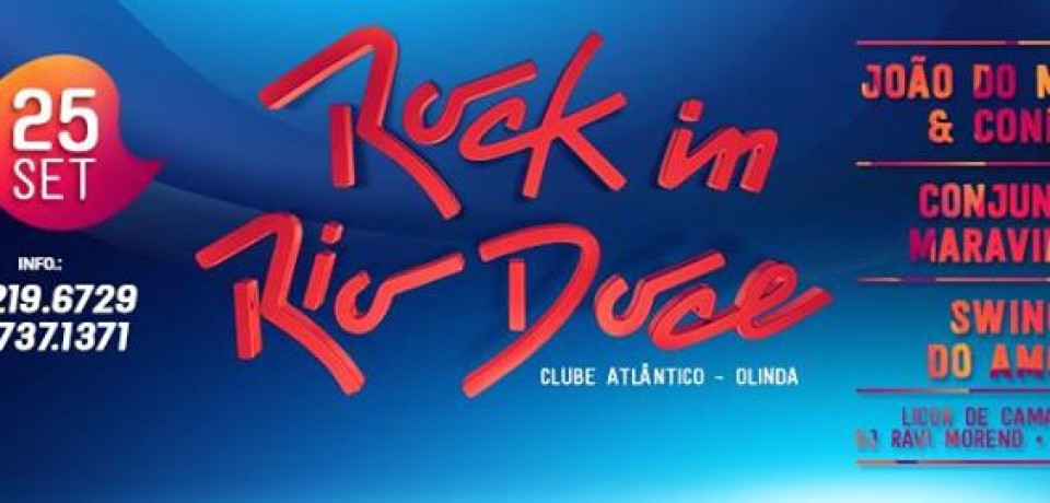 Amanhã acontece o Rock in Rio Doce